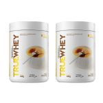 Kit 2X True Whey Protein Hidrolisado e Isolado - 418g Vanilla Cr�me Br�ll� - True Source