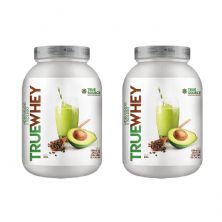 Kit 2X True Whey Protein Hidrolisado e Isolado - 837g Creme de Abacate Com Nibs de Cacau - True Source