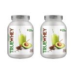 Kit 2X True Whey Protein Hidrolisado e Isolado - 837g Creme de Abacate Com Nibs de Cacau - True Source