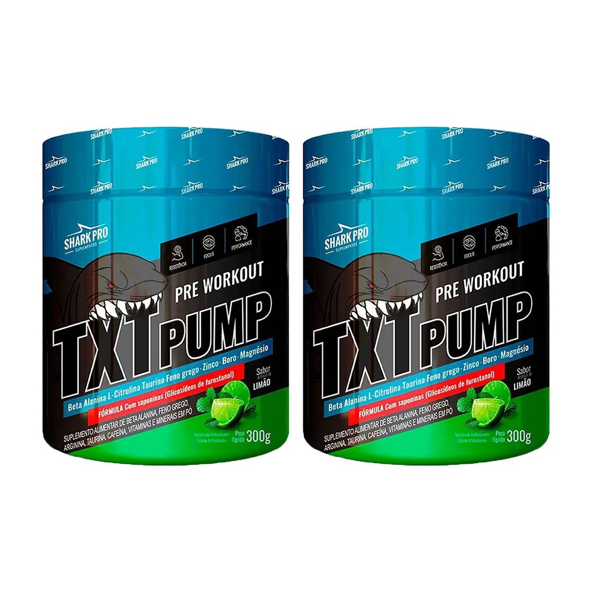 Kit 2X TXT Pump - 300g Lim�o - Shark Pro