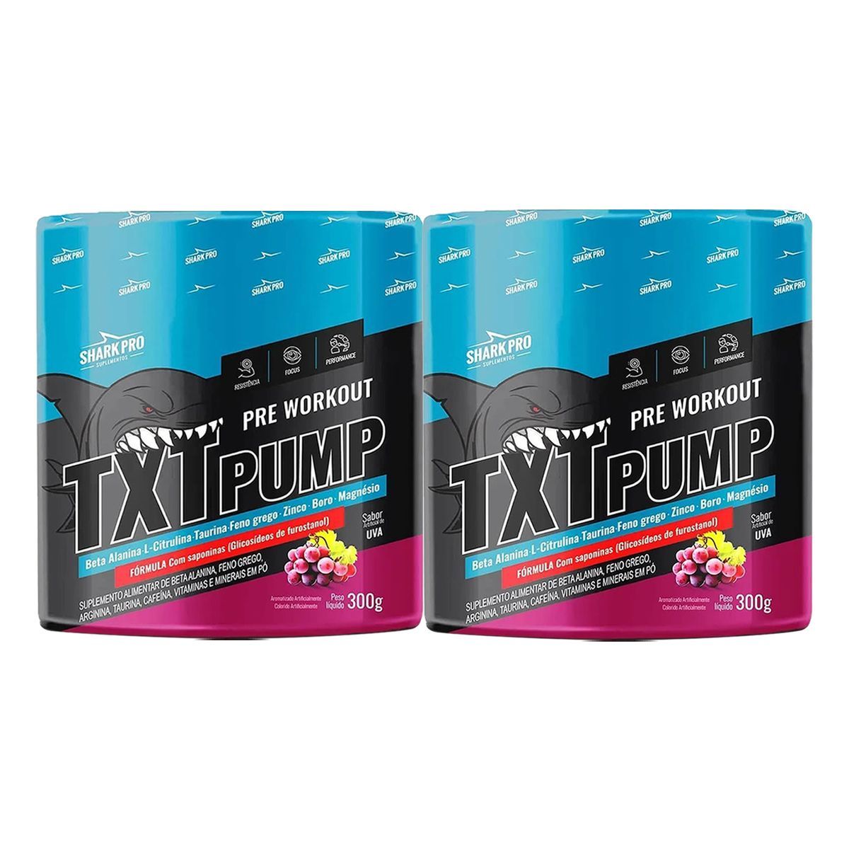 Kit 2X TXT Pump - 300g Uva - Shark Pro