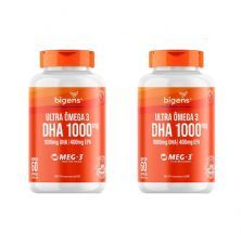 Kit 2X Ultra Omega 3 Dha 1000 - 60 C�psulas - Bigens