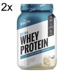 Kit 2X Ultra Whey Protein - 907g Chocolate Branco - Shark Pro