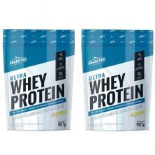 Kit 2X Ultra Whey Protein - 907g Refil Chocolate Branco  - Shark Pro Nutrition