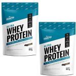 Kit 2X Ultra Whey Protein - 907g Refil Cookies - Shark Pro