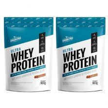Kit 2X Ultra Whey Protein - 907g Refil Doce de Leite - Shark Pro