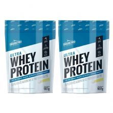 Kit 2X Ultra Whey Protein - 907g Refil Leite  - Shark Pro