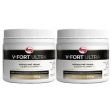 Kit 2X V - Fort Ultra  Pr� Treino -  240g Lim�o - Vitafor