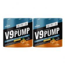 Kit 2X V9-Pump Pre Workout - 300g Tangerina - Shark Pro