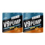 Kit 2X V9-Pump Pre Workout - 300g Tangerina - Shark Pro