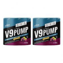 Kit 2X V9-Pump Pre Workout - 300g Uva - Shark Pro