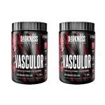 Kit 2X Vasculor Muscle Pump Powder Caffeine Free - 300g Morango com Lim�o - IntegralMedica