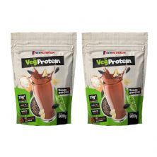 Kit 2X Veg Protein - 900g Chocolate - NewNutrition