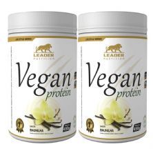 Kit 2X Vegan Protein - 450g  Baunilha - Leader Nutrition