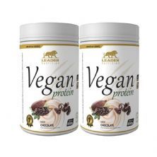 Kit 2X Vegan Protein - 450g Chocolate - Leader Nutrition