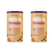 Kit 2X Vegan UP Protein - 450g Caramel Coffee - Sanavita