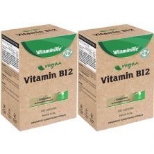 Kit 2X Vegan Vitamin B12 + Spirulina - 60 C�psulas - VitaminLife