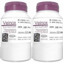 Kit 2X Veinox - 120 C�psulas - Power  Supplements