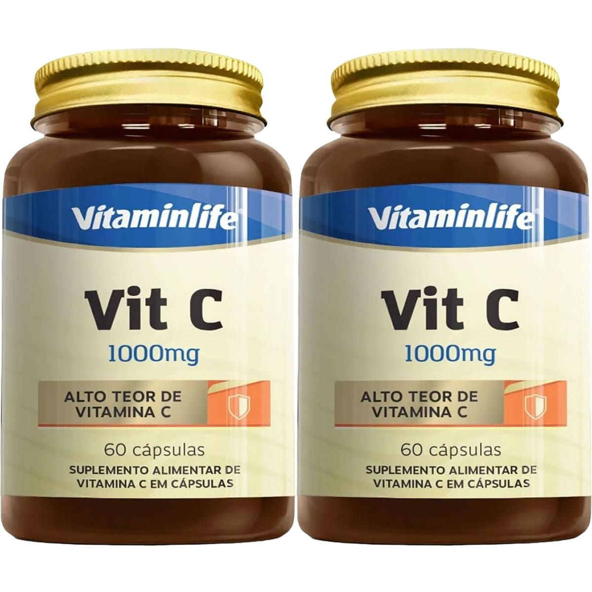 Kit 2X Vit C 1000mg - 60 C�psulas - VitaminLife
