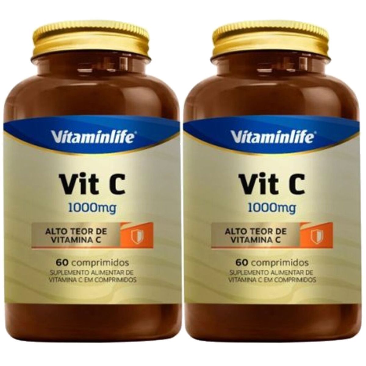 Kit 2X Vit C 1000mg - 60 Comprimidos - Vitaminlife