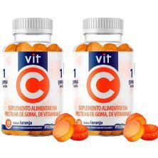 Kit 2X Vit C - 30 Gomas Laranja - Flofarma