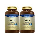Kit 2X Vit D 2000UI - 30 Softgels - Vitaminlife