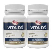 Kit 2X Vita D3 - 30 C�psulas - Vitafor