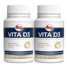 Kit 2X Vita D3 - 60 C�psulas - Vitafor