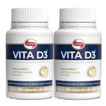 Kit 2X Vita D3 - 60 C�psulas - Vitafor