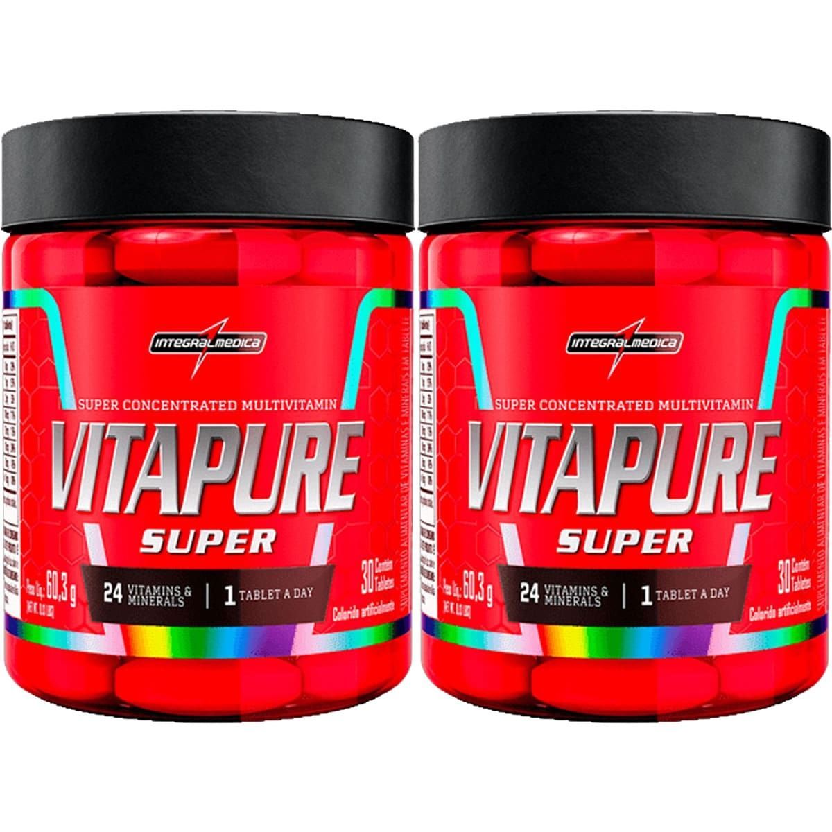 Kit 2X Vita Pure Super - 30 Tabletes - IntegralM�dica