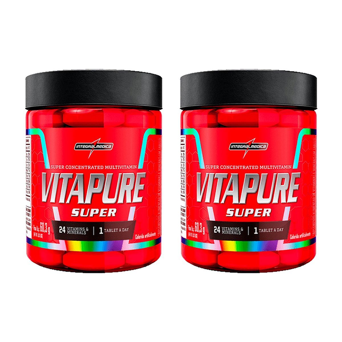 Kit 2X Vita Pure Super - 60 Tabletes - IntegralM�dica