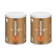 Kit 2X Vital Veg Magn�sio Quelato + Vitamina B6 - 120 C�psulas - Vital �tman