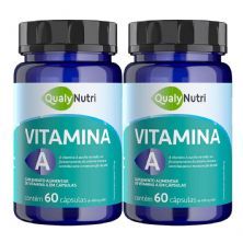 Kit 2X Vitamina A - 60 C�psulas - QualyNutri