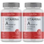Kit 2X Vitamina A 8.000UI Acetato de Retinol - 60 C�psulas - Lauton Nutrition
