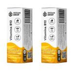 Kit 2X Vitamina B12 - 30ml Morango - Ocean Drop