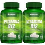 Kit 2X Vitamina B12 - 60 C�psulas - Herbamed