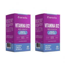 Kit 2X Vitamina B12 - 60 C�psulas - Sanavita