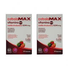 Kit 2X Vitamina B12 Metilcobalamina - 60 Comprimidos Frutas Vermelhas - Herbamed