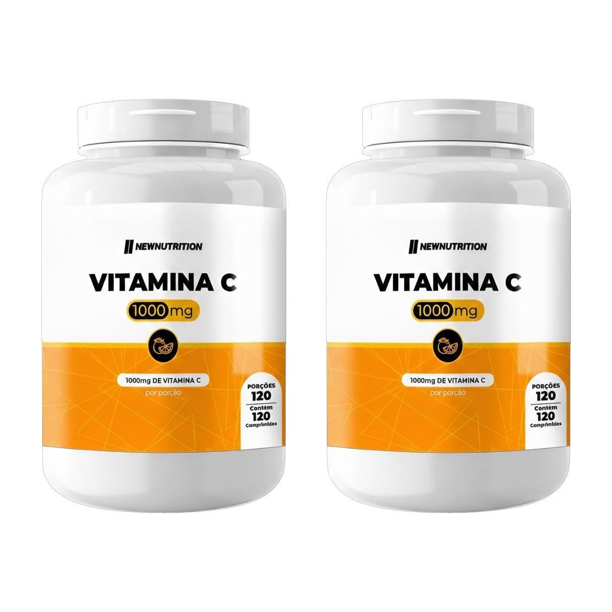 Kit 2X Vitamina C 1000mg - 120 Comprimidos - NewNutrition
