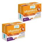 Kit 2X Vitamina C 1g - 30 Comprimidos - Equaliv