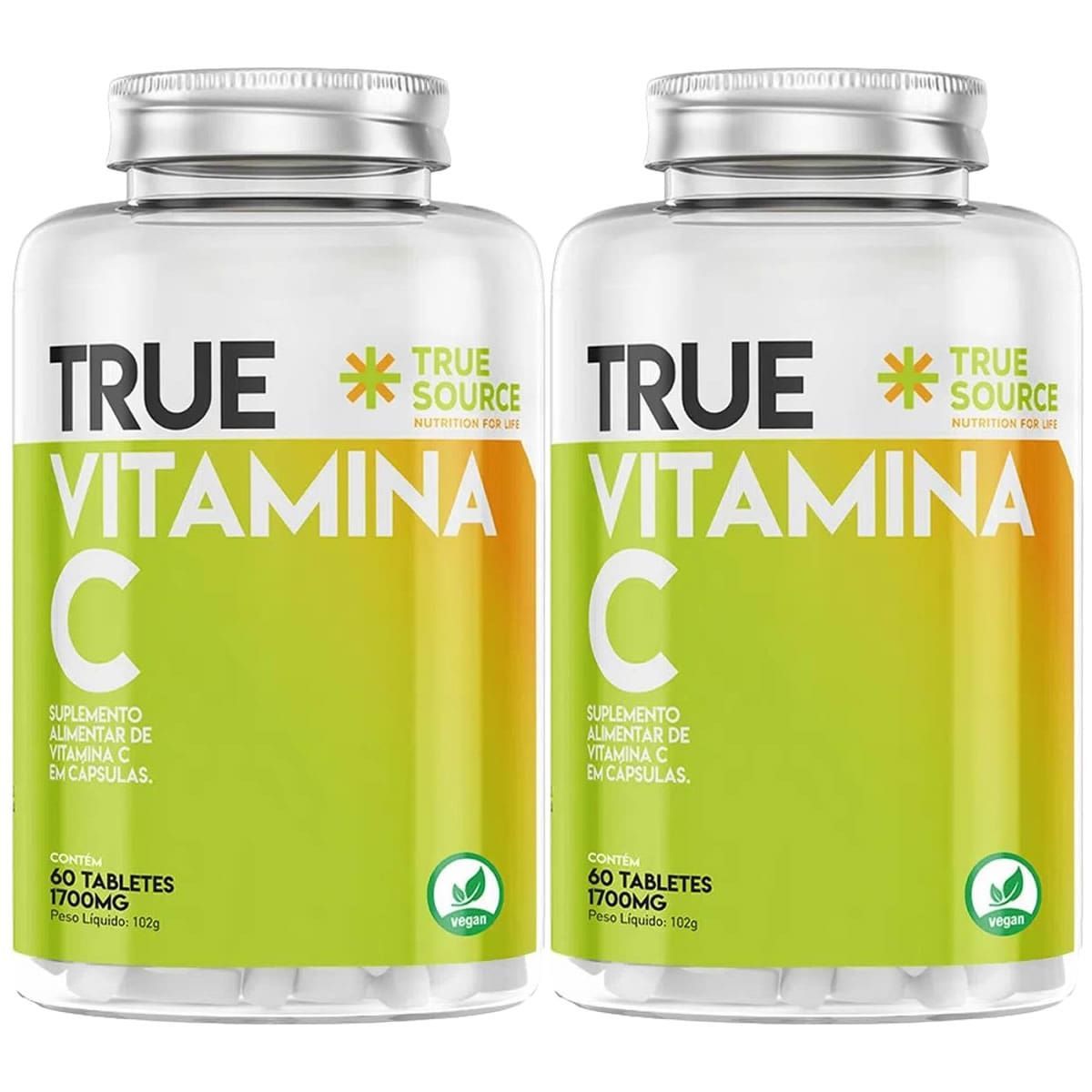 Kit 2X Vitamina C - 60 Tabletes - True Source
