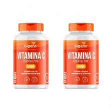Kit 2X Vitamina C Essential Pure 500mg - 60 C�psulas - Bigens