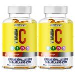 Kit 2X Vitamina C Kids - 30 Gomas Laranja - Flofarma