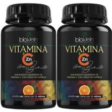 Kit 2X Vitamina C + Zinco - 60 C�psulas - Bioklein