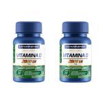 Kit 2X Vitamina D 2000UI - 30 C�psulas - Catarinense Nutri��o