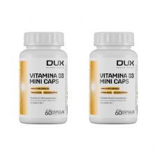 Kit 2X Vitamina D3 - 120 C�psulas - Dux Nutrition