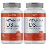 Kit 2X Vitamina D3 2.000UI  - 60 Comprimidos - Lauton Nutrition