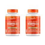 Kit 2X Vitamina D3 2000ui Azeite de Oliva - 60 C�psulas - Bigens