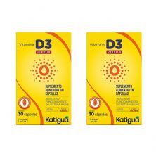 Kit 2X Vitamina D3 - 30 C�psulas - Katigu�