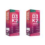 Kit 2X Vitamina D3 K2 - 20ml Sabor Neutro - Lauton Nutrition